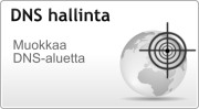 DNS-alueen konfigurointi