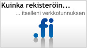 Verkkotunnuksen rekisteröinti
